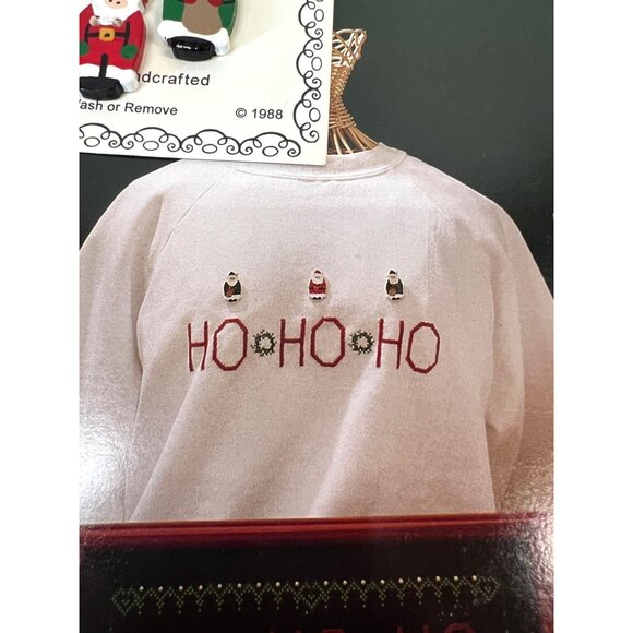 Counted Cross Stitch Pattern Booklet Ho Ho Ho Christmas Designs By Prairie Schoo - Picture 4 of 4